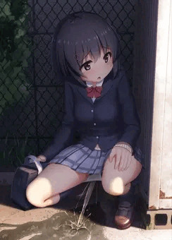 下校中おしっこ