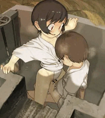 田んぼの中でこっそり