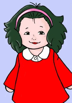 おさがりを着た地味子ちゃん（うちのこ）