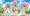仲良し３人部族娘　水遊び編