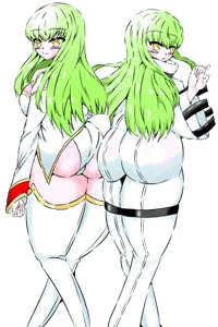 冷やし中華skeb依頼募集中の「C.C.さんとC.C.さん」-