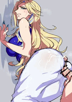 着衣尻コキ