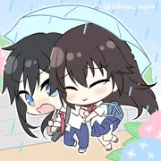 雨だったら相合傘💙