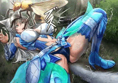 姫騎士やられ集　麻痺（ホーネット）石化（バシリスク）偏
