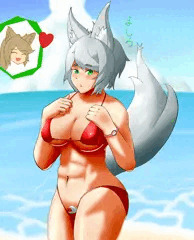ましろの新しい水着