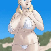 水着幽霊さん