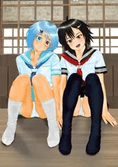 ぬえこがダブルパンチラ