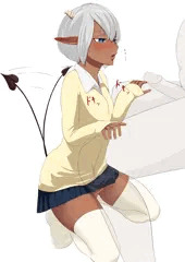 褐色ふたなりサキュバス２