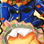 秋のノーパン彼女