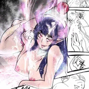 ファンアート　アップルジュース