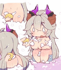 洗われるサラーサ