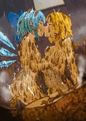 Cx0289 チルノと諏訪子のスカ風呂キス