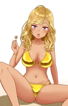 金ビキニron嬢