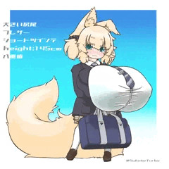 超乳JKきつね
