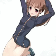 髪を留めようとすると見えちゃうシズ