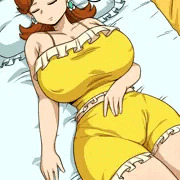 寝てる間にイタズラされちゃうデイジー姫