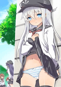 響こっそりたくし上げ