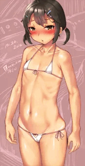 マイクロビキニ女の子