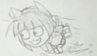 四速歩行で走る睦月