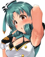 汗だく姫の腋