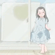 朝風呂に向かう姪っ子