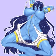 青肌人外さん