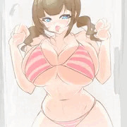 cer 水着　シャワー室