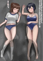 【Skeb】体操着っ子とスク水っ子
