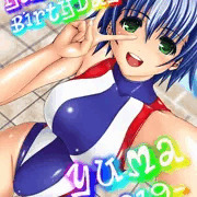 由真誕生日絵2019
