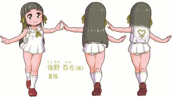 キャラデザお絵描き 01＆02
