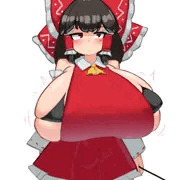 巨大巫女現る