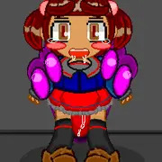何かに襲われる少女