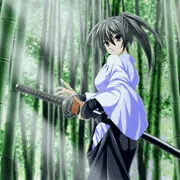 竹林の女剣士