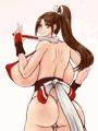 後ろから見たらほとんど裸な不知火舞