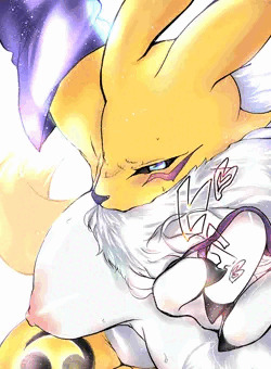 ３月６日はデジモンアニメ２５ｔｈ と言うわけで描いたよレナモンっく