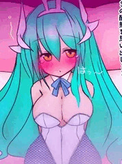 清姫バカンス07❤バニー白青網タイツ❤