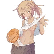 汗びちょびちょ(*'▽')