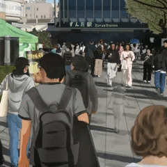 カメレオン式外出きりたん