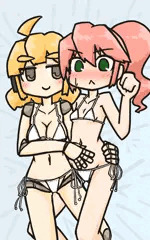 ひなロママイクロビキニぶっかけ+黒ぴち