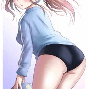 ポニーテールと体操着②