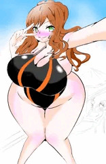 競泳水着リサ姉