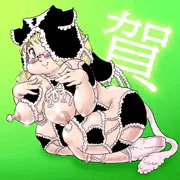 正月絵と去年貼り損ねたもの