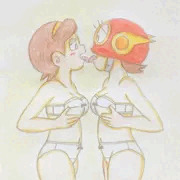 パー子ちゃん＆スミレちゃん