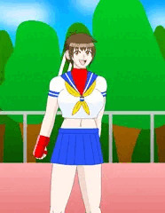 格闘女子高生・さくら