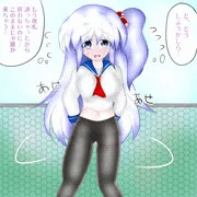 スカートとパンツを忘れたまま改札を通ってしまったJK服神綺様
