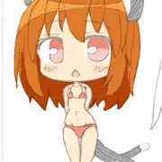 赤ビキニ