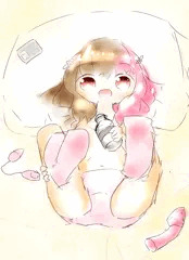 魔法が解けかけてるのに気付いてない女の子