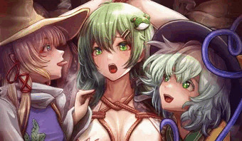 東風谷早苗VSメスガキ神＆妖怪少女