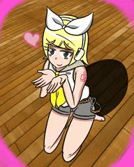 ナニかを待機するリンちゃん