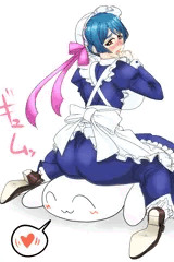 アイリスちゃんの尻に敷かれる